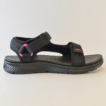 Sandalias D1127 Negro-Fucsia - Imagen 3