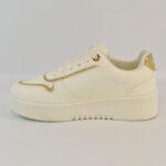 Zapatillas Flywing 5254 Blanco-Dorado - Imagen 3