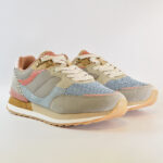 Zapatillas F5258 Beige/Celeste - Imagen 4