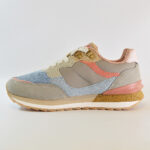 Zapatillas F5258 Beige/Celeste - Imagen 2