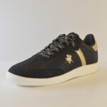 Zapatillas Polo Nobleza Negro/Dorado - Imagen 4